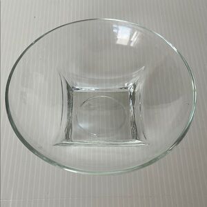 Vintage Hazel-Atlas Clear Glass Relish Bowl